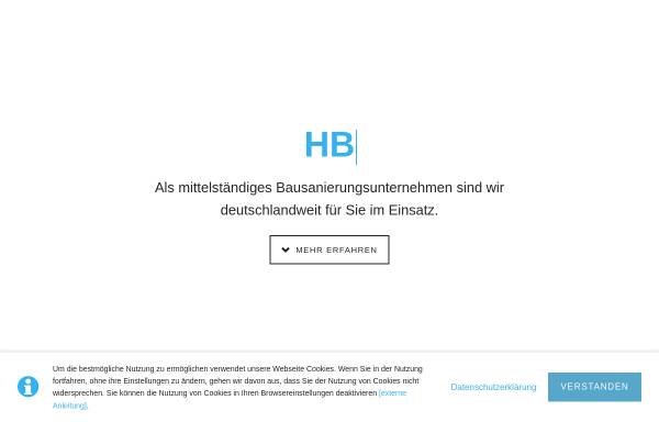 Vorschau von www.hbh-bauchemie.de, HBH - Hainspitzer Bauchemie Handel GmbH