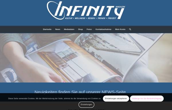 Vorschau von www.hm-infinity.de, Infinity - Halstenbeker Magazin