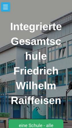 Vorschau der mobilen Webseite www.igs-hamm-sieg.de, Integrierte Gesamtschule Hamm/Sieg - Friedrich Wilhelm Raiffeisen Schule