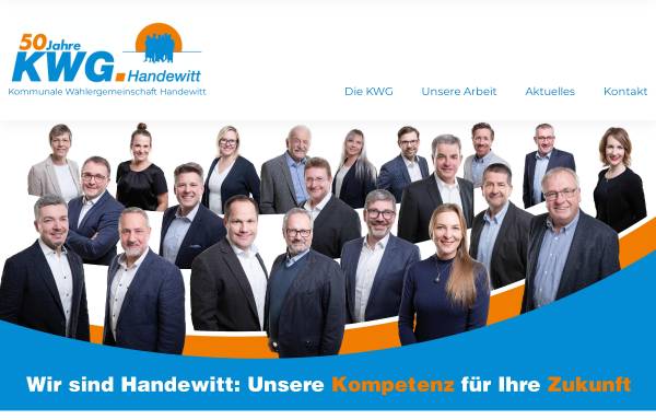 Vorschau von www.kwg-handewitt.de, Kommunale Wählergemeinschaft Handewitt