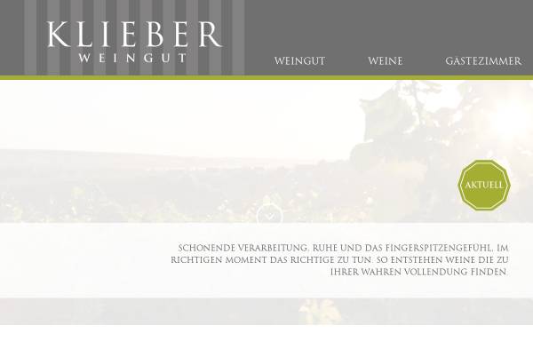 Vorschau von www.weingut-klieber.de, Weingut Klieber