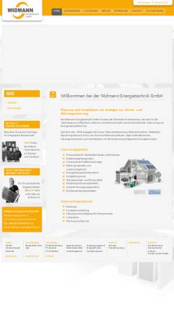 Vorschau der mobilen Webseite www.widmann-solartechnik.de, Widmann Solartechnik