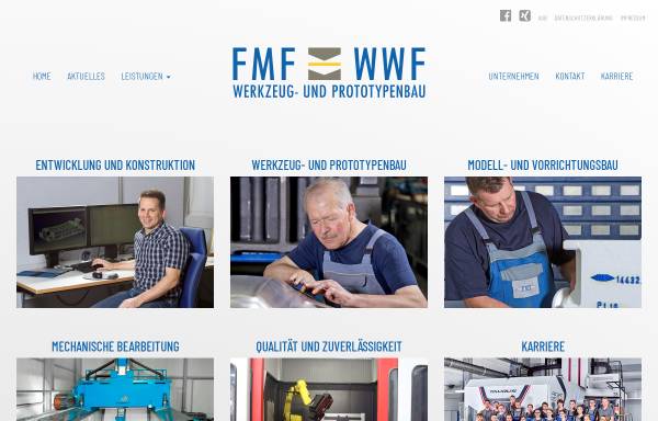Vorschau von www.wwf-gmbh.de, WWF Prototypenbau GmbH Hardthausen