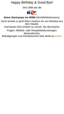 Vorschau der mobilen Webseite www.total-bloed.de, ToTaL BlöD
