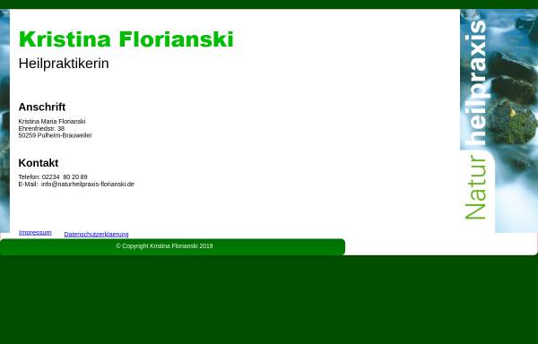 Vorschau von www.naturheilpraxis-florianski.de, Florianski, Kristina