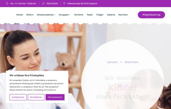 Vorschau von www.kiga-sylbach.de, Kindergarten Sylbach