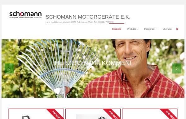 Vorschau von www.schomann-motorgeraete.de, Reiner Schomann Motorgeräte