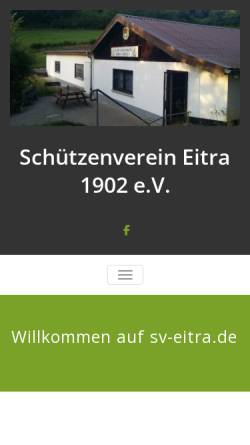 Vorschau der mobilen Webseite sv-eitra.de, Schützenverein Eitra 1902 e.V.