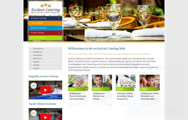 Vorschau von www.exclusivcatering.de, Exclusiv Catering