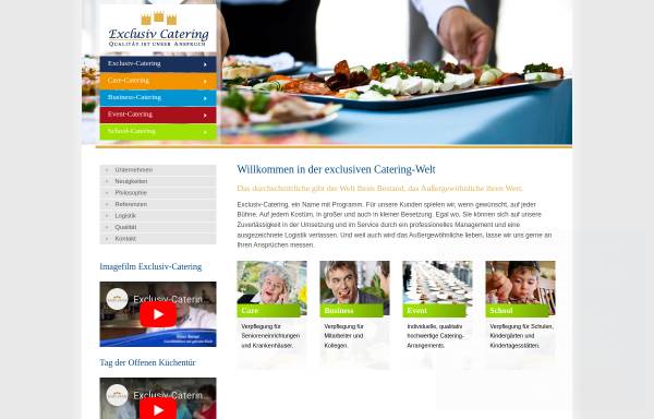 Vorschau von www.exclusivcatering.de, Exclusiv Catering