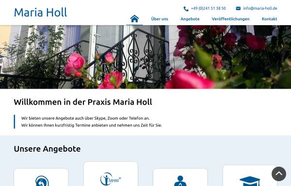 Vorschau von www.maria-holl.de, Holl, Maria