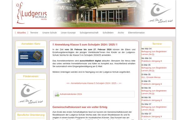 Vorschau von www.ludgerus-schule-vechta.de, Ludgerusschule