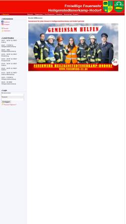 Vorschau der mobilen Webseite www.feuerwehr-heiligenstedtenerkamp.de, Freiwillige Feuerwehr Heiligenstedtenerkamp