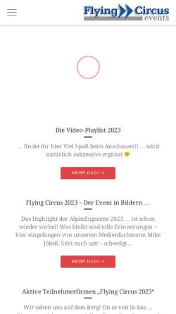 Vorschau der mobilen Webseite www.holzner-marketing.de, Holzner Marketing