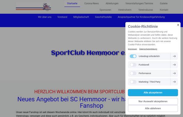 Vorschau von www.sc-hemmoor.de, SC Hemmoor e.V.