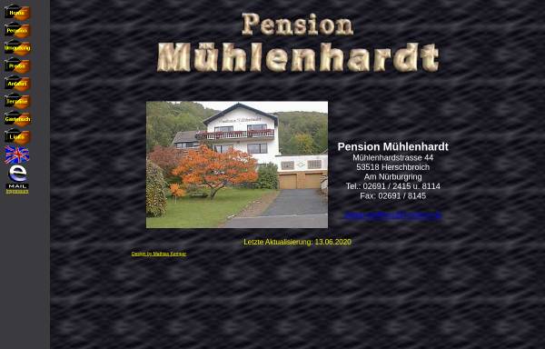 Vorschau von www.pension-muehlenhardt.de, Pension Mühlenhardt