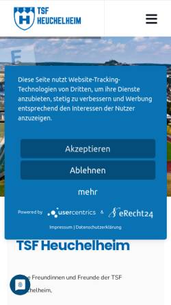 Vorschau der mobilen Webseite tsf-heuchelheim.de, TSF Heuchelheim