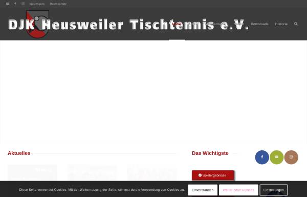 Vorschau von www.djk-heusweiler.de, DJK Tischtennis e.V.