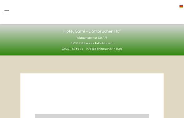 Vorschau von www.dahlbrucher-hof.de, Dahlbrucher Hof