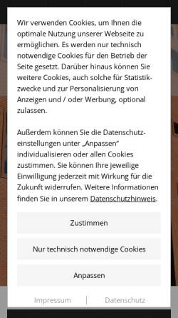 Vorschau der mobilen Webseite www.firma-meyhoefer.de, Firma S. Meyhöfer, Fenster & Türen