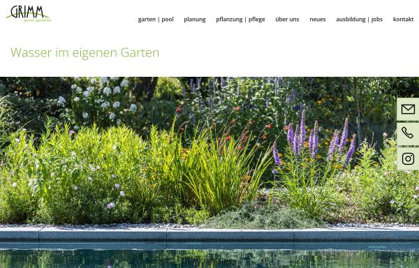 Vorschau von www.grimm-garten.de, Grimm Garten und Landschaft