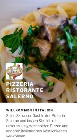Vorschau der mobilen Webseite www.salerno-hirzenhain.de, Pizzeria Salerno