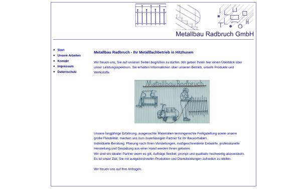 Vorschau von www.metallbau-radbruch.de, Metallbau Radbruch GmbH