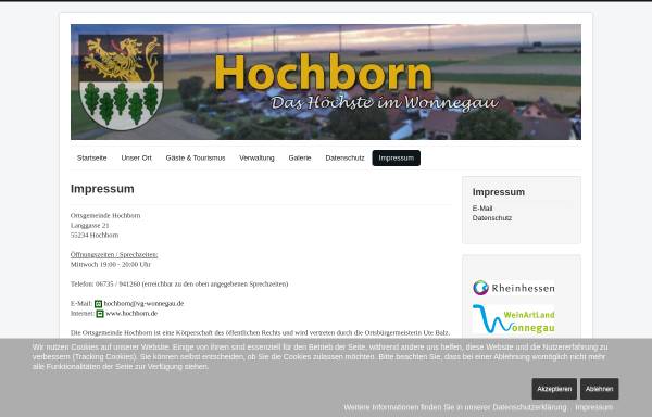 Vorschau von www.hochborn.de, Hochborn