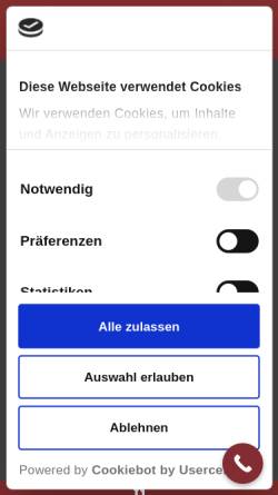Vorschau der mobilen Webseite www.kloeter-moelsheim.de, Spezialitäten-Lokal Klöter