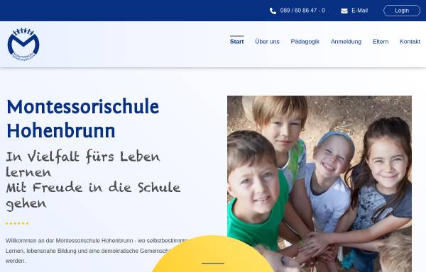 Vorschau von www.montessorischule-hohenbrunn.de, Montessorischule Hohenbrunn