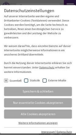Vorschau der mobilen Webseite www.kirche-monsheim.de, Evangelische Kirchengemeinden Monsheim, Kriegsheim & Hohen-Sülzen