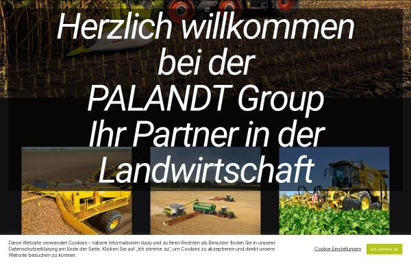 Vorschau von www.palandt-landmaschinen.de, Palandt Landmaschinen