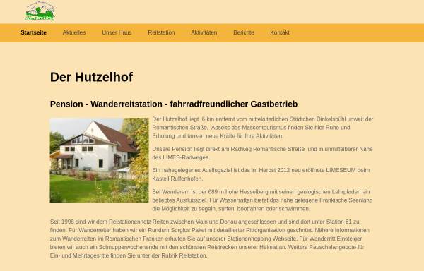 Vorschau von www.hutzelhof-moenchsroth.de, Hutzelhof
