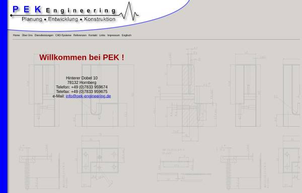Vorschau von www.pek-engineering.de, PEK-Engineering GbR