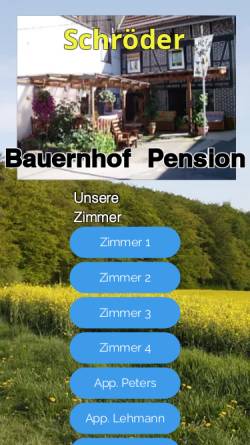 Vorschau der mobilen Webseite www.hofschröder.de, Bauernhof Schröder