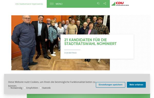 Vorschau von www.cdu-hoyerswerda.de, CDU Hoyerswerda
