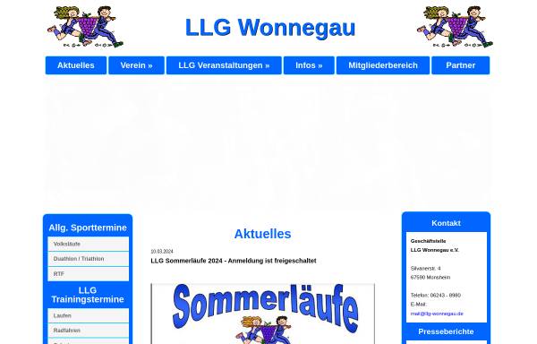 Vorschau von www.llgwonnegau.de, LLG Wonnegau e.V.