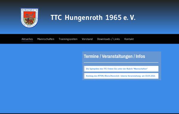 Vorschau von www.ttc-hungenroth.de, TTC Hungenroth e. V.