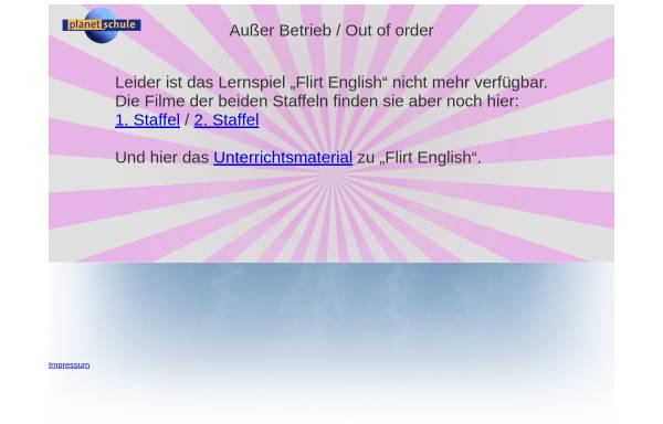 Vorschau von www.planet-schule.de, Flirt English