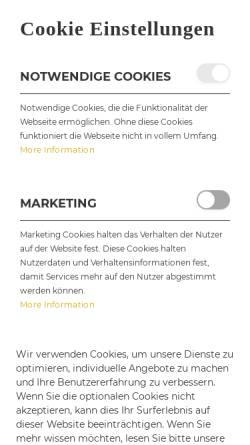 Vorschau der mobilen Webseite vallendar.de, Brennerei Hubertus Vallendar