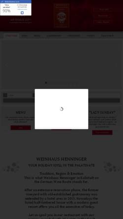 Vorschau der mobilen Webseite www.weinhaus-henninger.de, Weinhaus Henninger