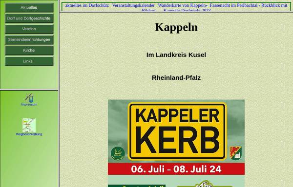 Vorschau von www.kappeln-pfalz.de, Kappeln, Pfalz