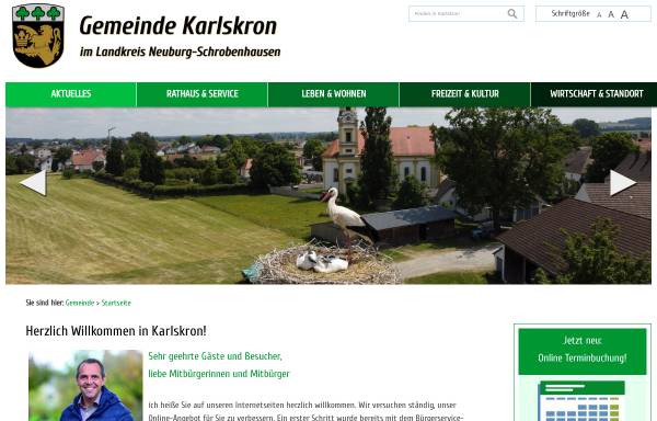 Vorschau von www.karlskron.de, Karlskron
