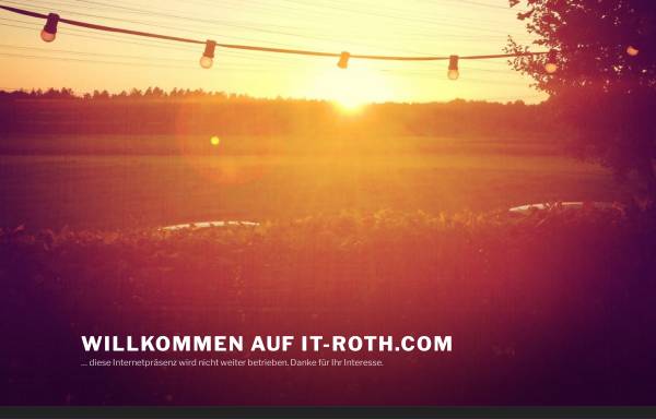 Vorschau von www.it-roth.com, IT Consulting Bernd Roth