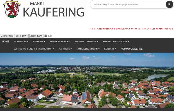 Vorschau von www.kaufering.de, Kaufering