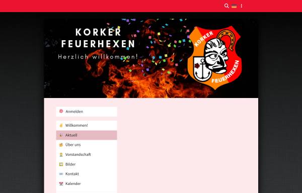 Vorschau von www.korker-feuerhexen.de, Korker Feuerhexen e.V.