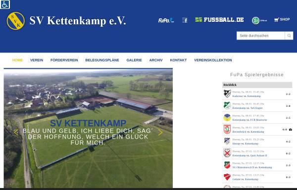Vorschau von sv-kettenkamp.de, SV Kettenkamp e.V.