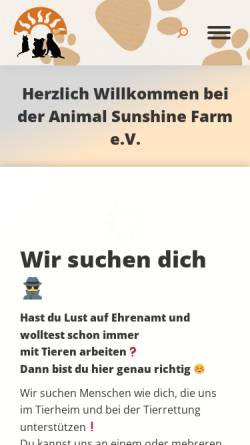 Vorschau der mobilen Webseite tierschutzverein-kindsbach.de, Tierschutzverein Kindsbach e.V.