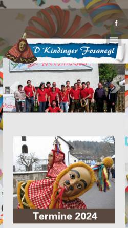Vorschau der mobilen Webseite www.fosanegl.de, D'Kindinger Fosanegl