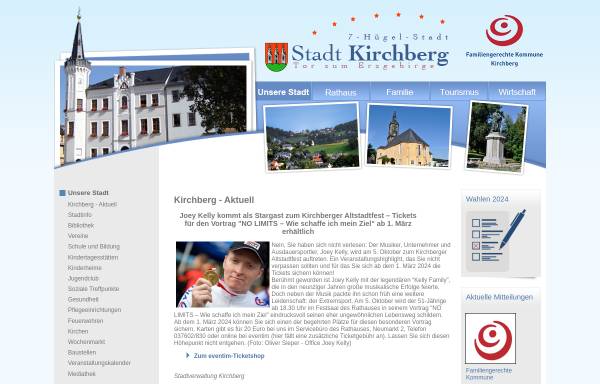 Vorschau von www.kirchberg.de, Stadt Kirchberg